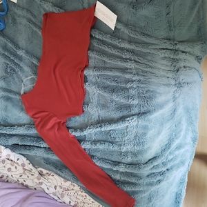 Cropped one shoulder top